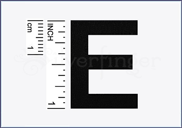 500+ Characters 1” VINYL LETTERS + NUMBERS Lettering Label Stickers Black Decals