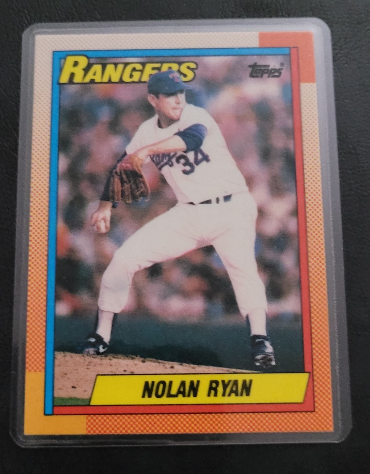 Nolan Ryan Baseball Card HOF Fridge/Locker/Cabinet Laminated Magnet Strike outs!