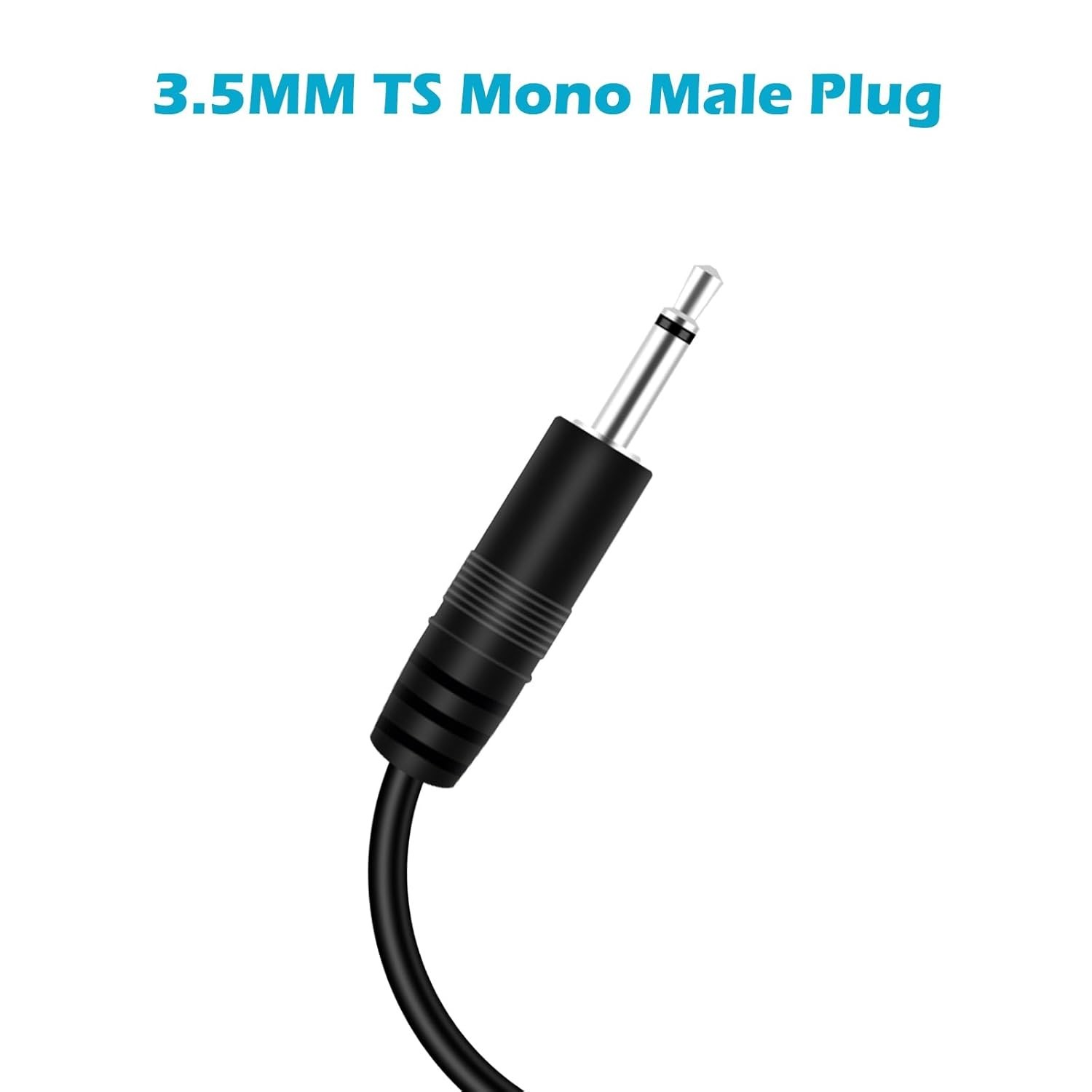 6FT 3.5mm 1/8" to Speaker Wire TS Mono Male Plug Bare Wire…