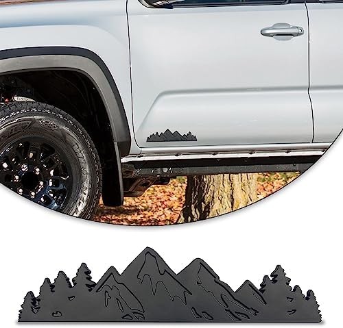 Zhizhong 7 Inch Snow Mountain Tree Emblem, Trunk Tailgate Mountains Graphic B…