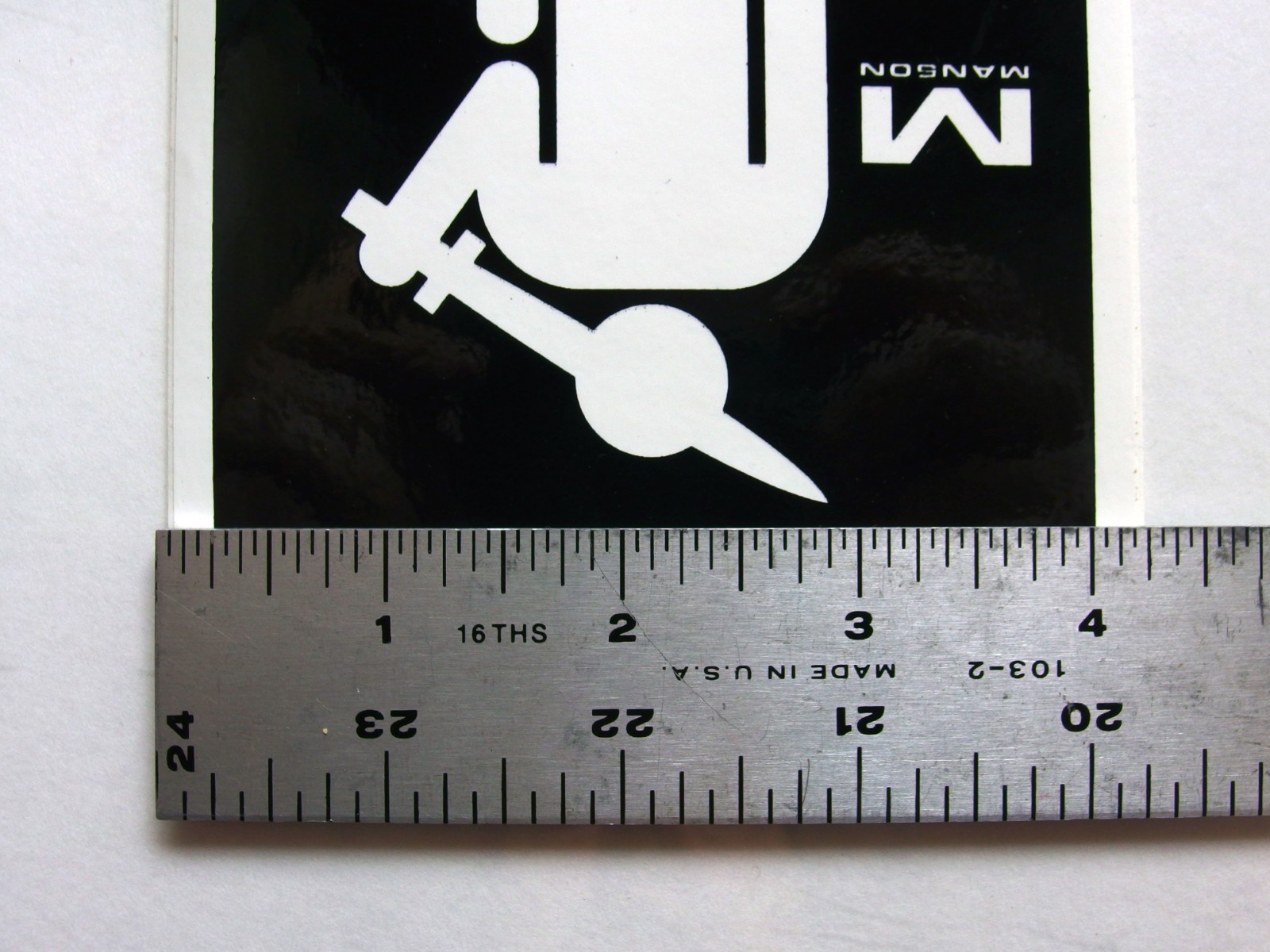 🎸 Marilyn Manson Suicide King Sticker 🖤 1999 Winterland Yujean – 4.25” x 5.75”