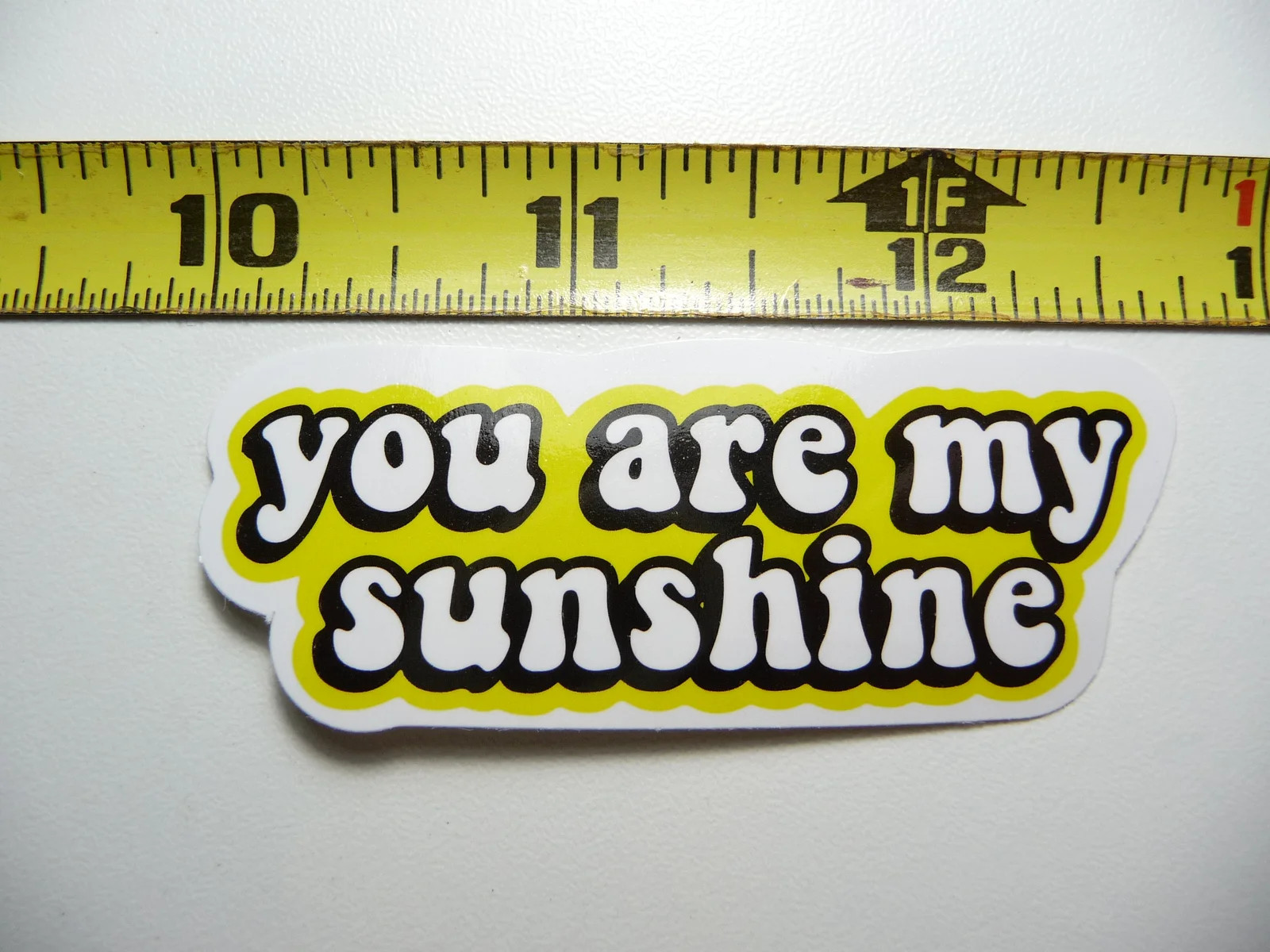 YOU ARE MY SUNSHINE SMALL STICKER DECAL GLOSSY MOTIVATIONAL POSITIVE ATTITUDE