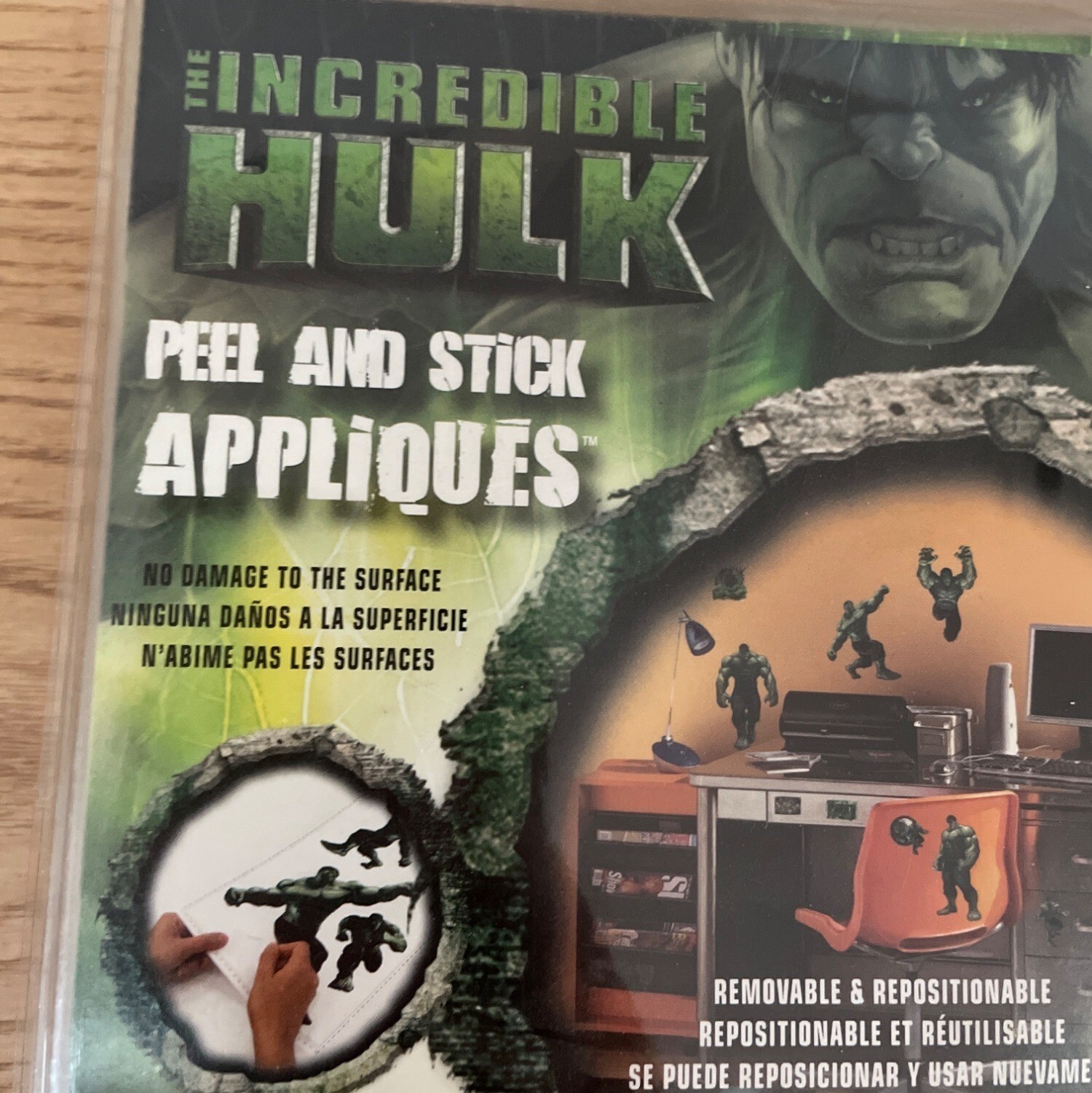 RoomMates The Incredible Hulk Peel and Stick Wall Decals Wall Art Decor Set 20+
