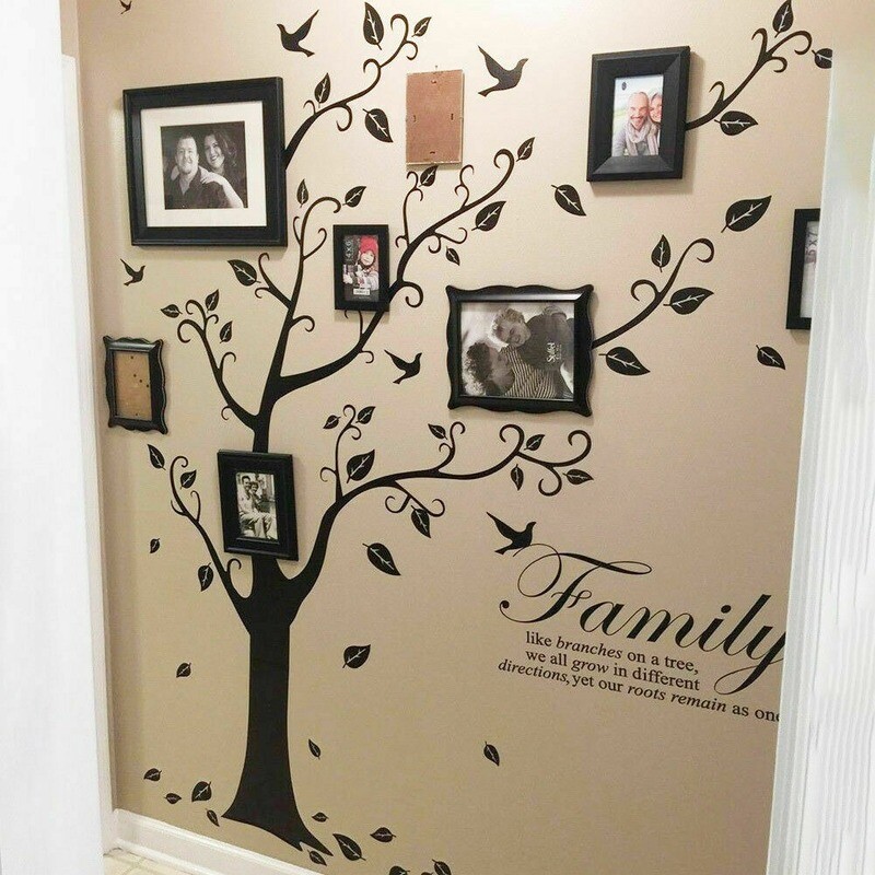 Removable Family Tree Decal Mural Stickers DIY Art-Vinyl Sticker Wall Art Decor