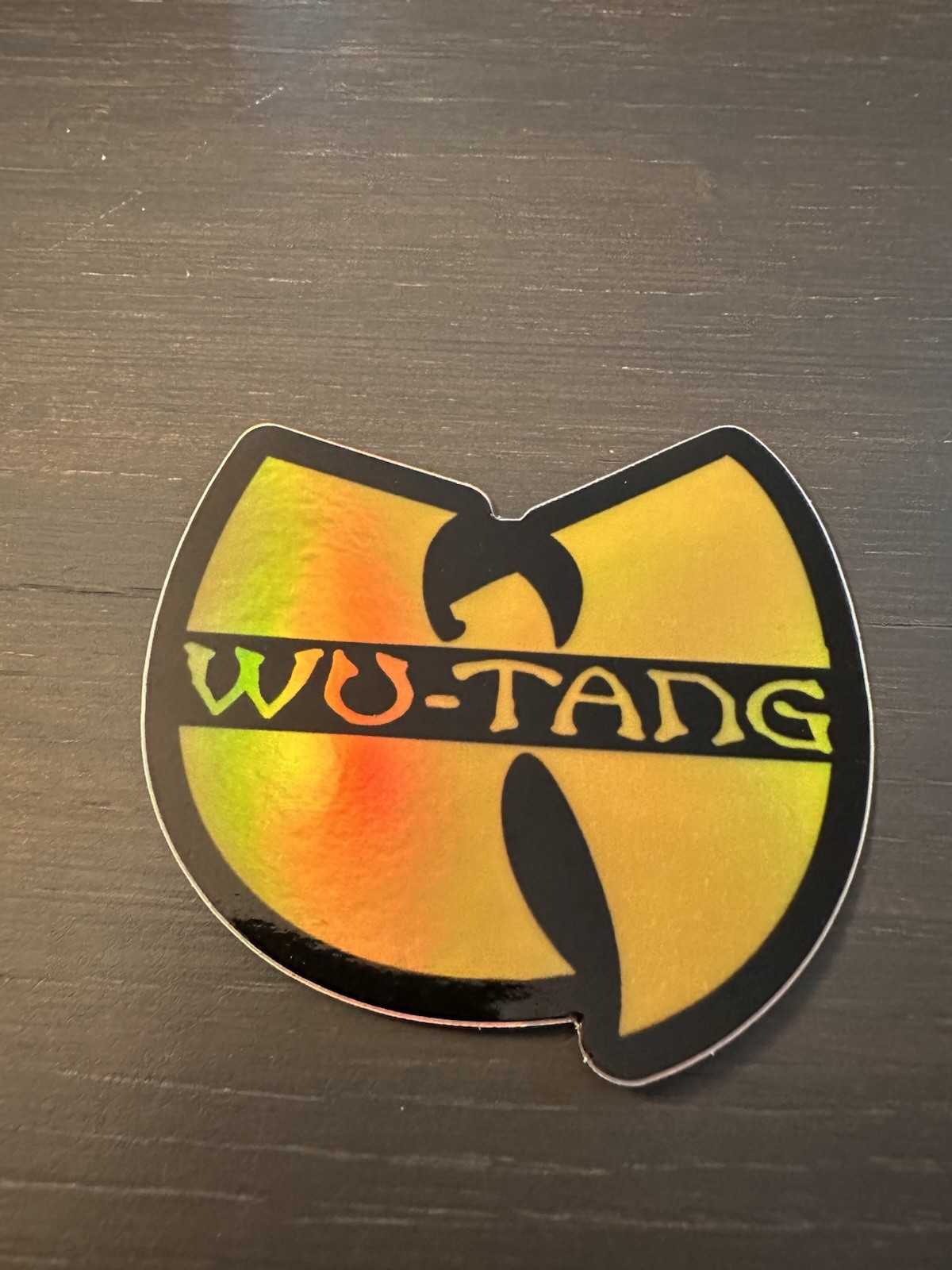 Wu-Tang Forever Sticker Yellow Holo Very High Quality Hip Hop 3”