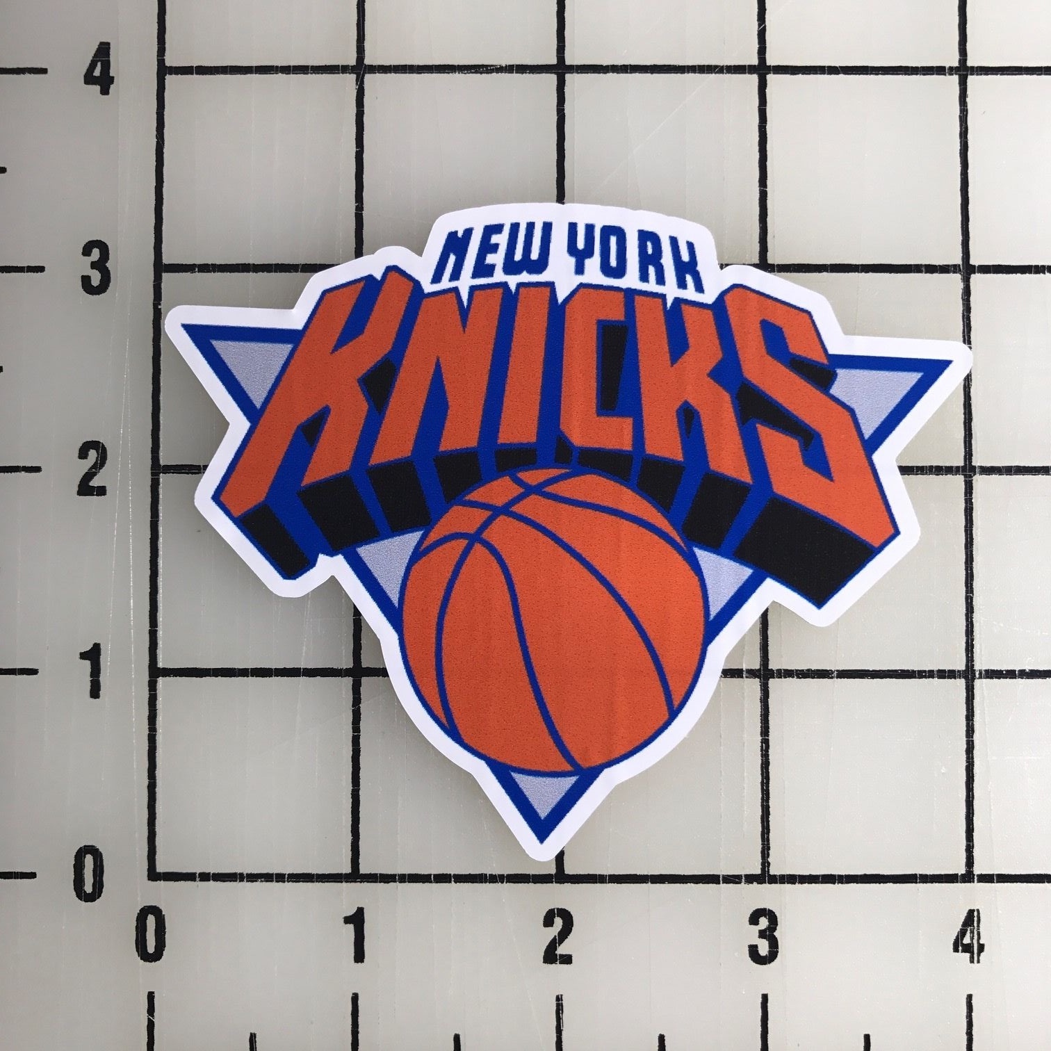 New York Knicks NBA 4" Wide Vinyl Decal Sticker – BOGO