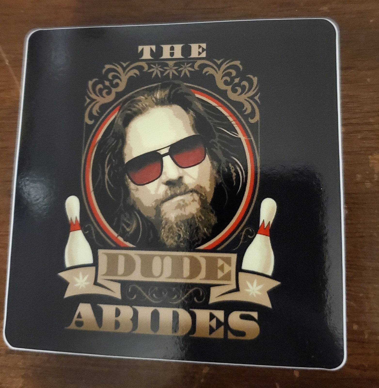Big Lebowski The Dude Abides STICKERS 3 PACK LOT WORLDWIDE 🌐 SHIPPING