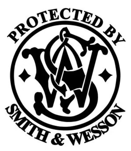 SW Smith and WESSON sticker – 3"W (2PCS)