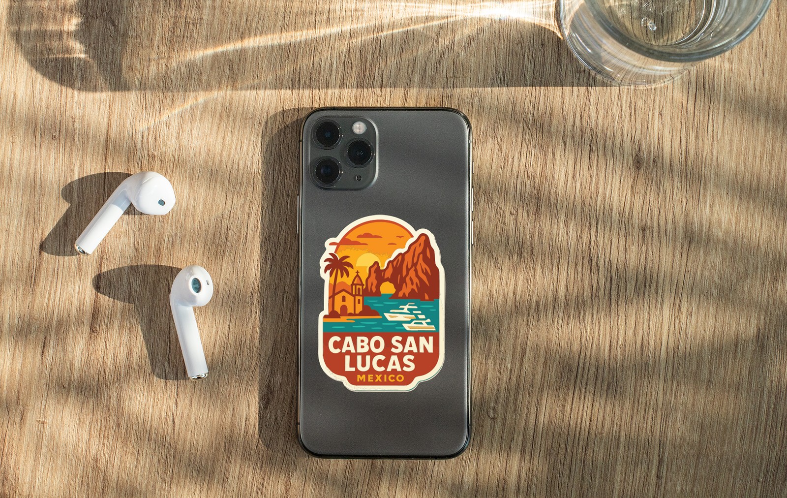 Cabo San Lucas Mexico Sticker Decal Vinyl Die-Cut City Skyline Landmark Design