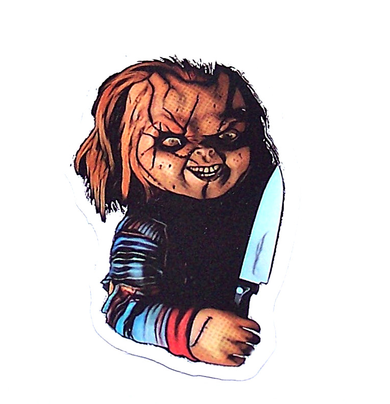 CHILD'S PLAY – Cut Sticker Decal Movie Horror Chucky Doll Film