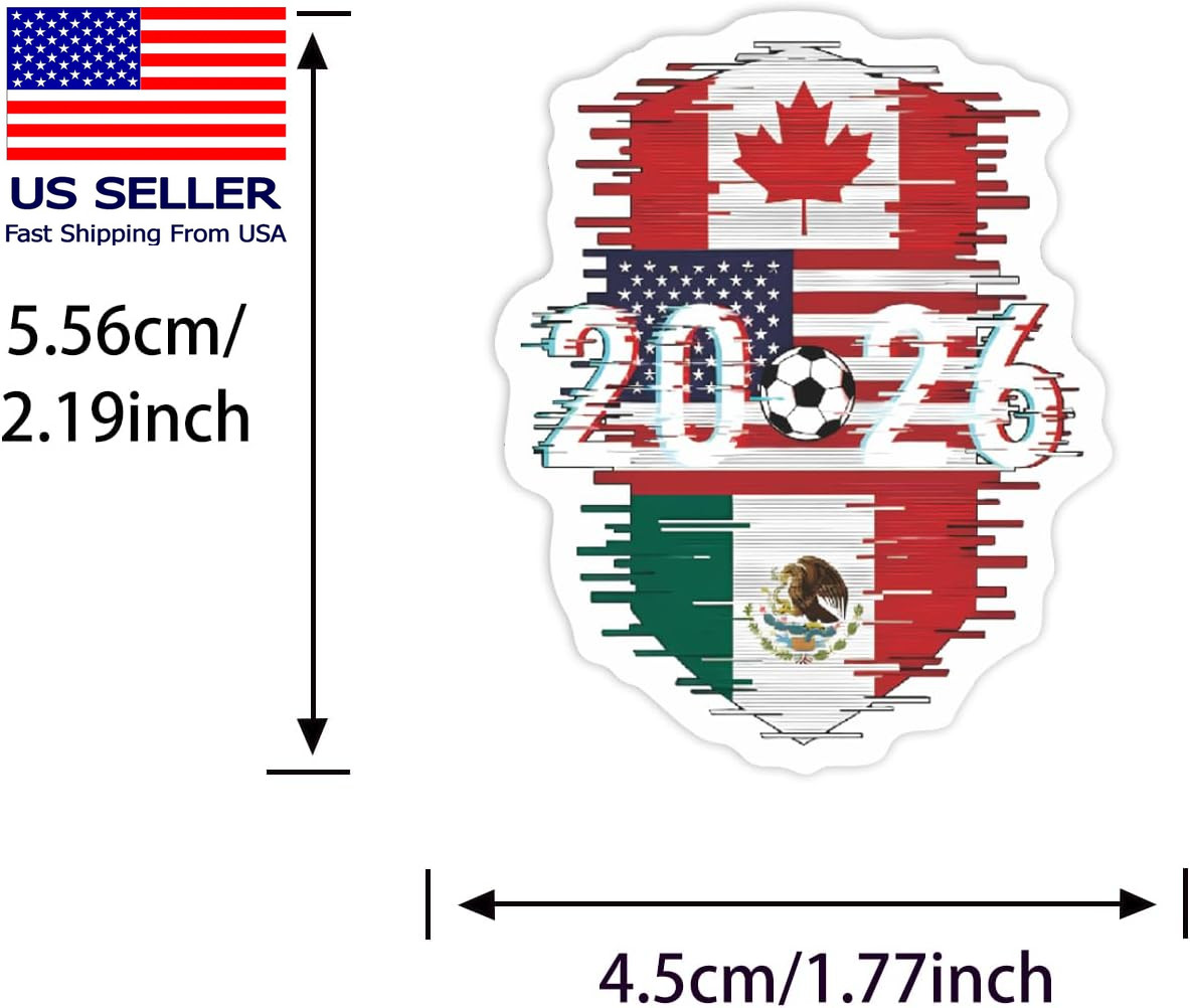 World Cup Football Soccer Stickers Soccer Water Bottle Stickers,Soccer Party Spo