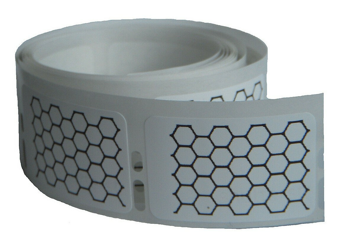 Qty 50 Honeycomb Sticker Prevent Yellow Jacket Bee Hornet Wasp Nest NO Chemicals