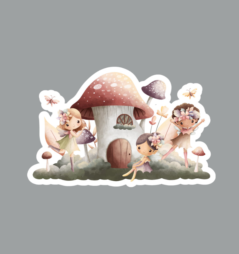 Fairy House Fridge Magnet