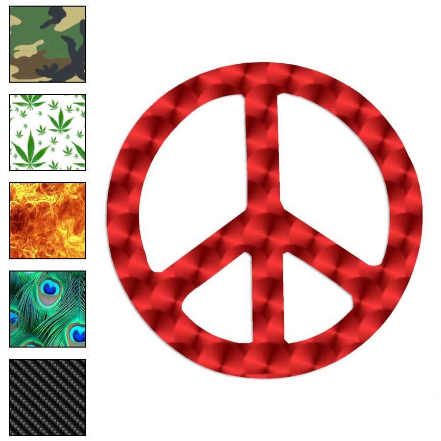 Peace Sign, Vinyl Decal Sticker, 40 Patterns & 3 Sizes, #941