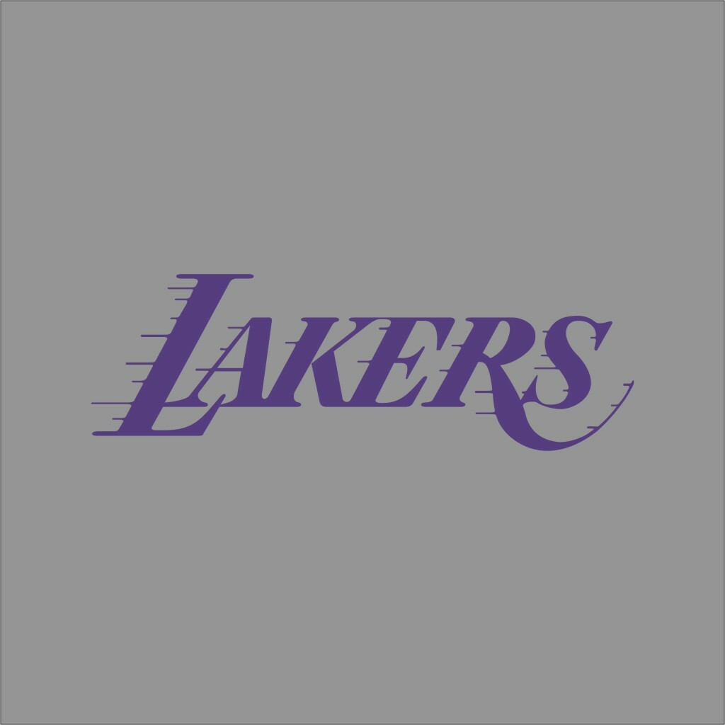 Los Angeles LA Lakers #4 NBA Team Pro Sports Vinyl Sticker Decal Window Wall