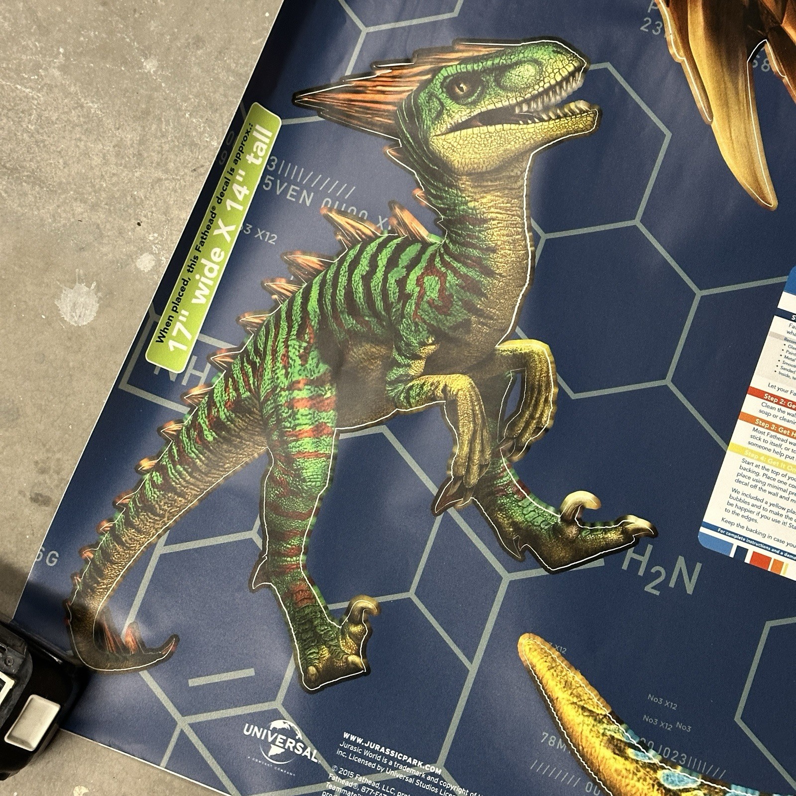 Evolve Jurassic World Fathead Decals (leftovers)