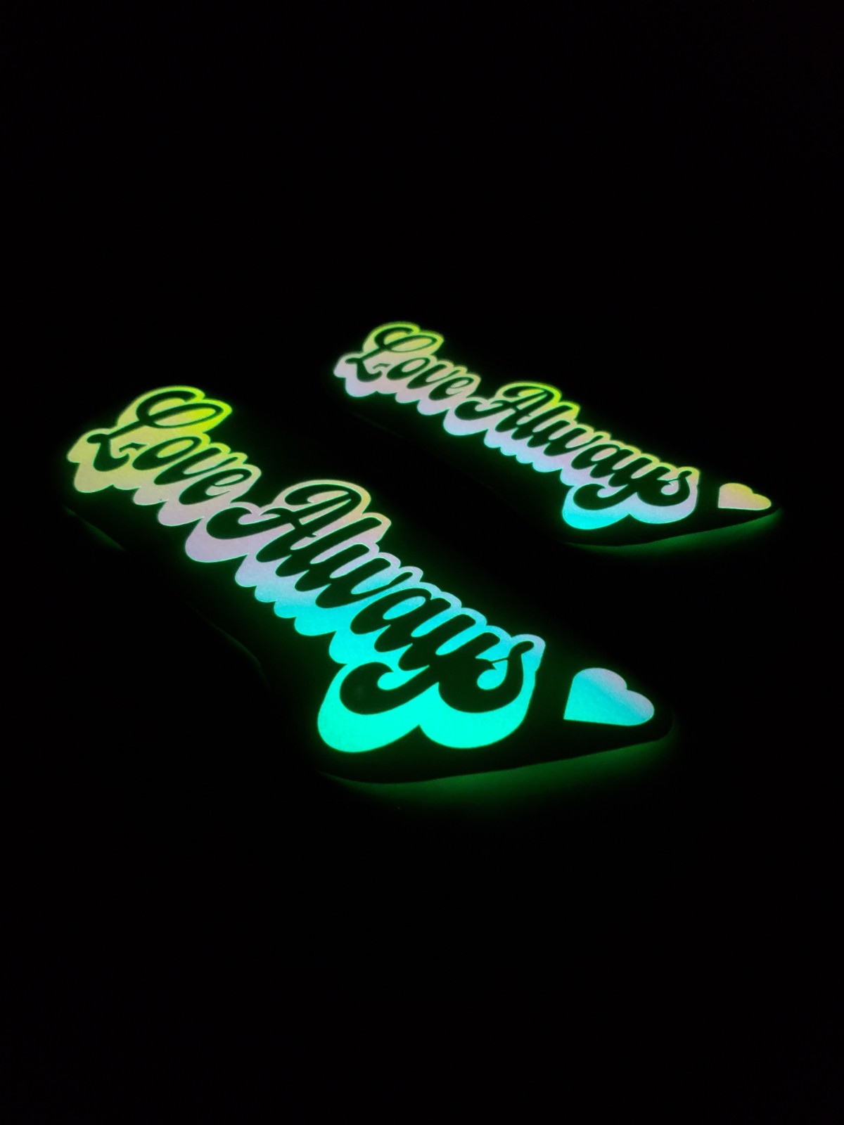 Glow In The Dark Vinyl Decals Lovely Quotes Decor Medium Size Lit Studios New