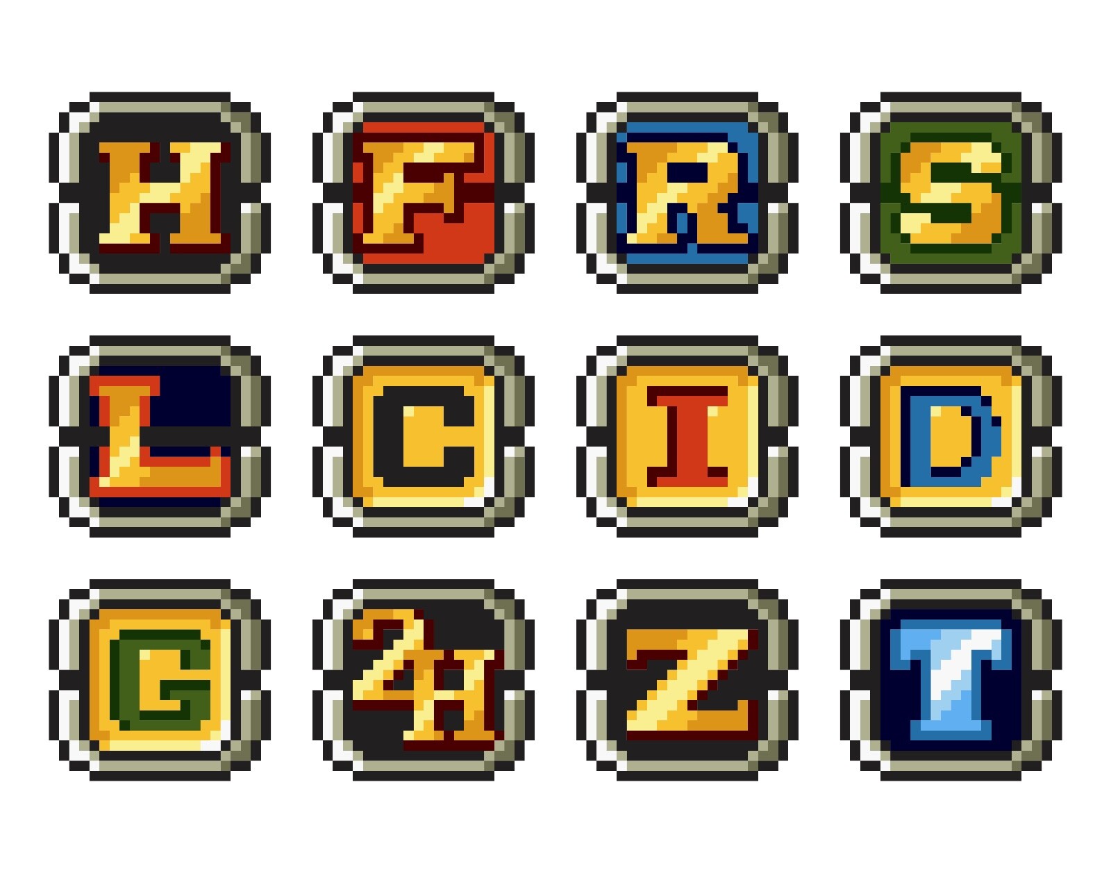 2" Metal Slug Weapon Pickup Icon Sprite Glossy Waterproof Vinyl Sticker Art