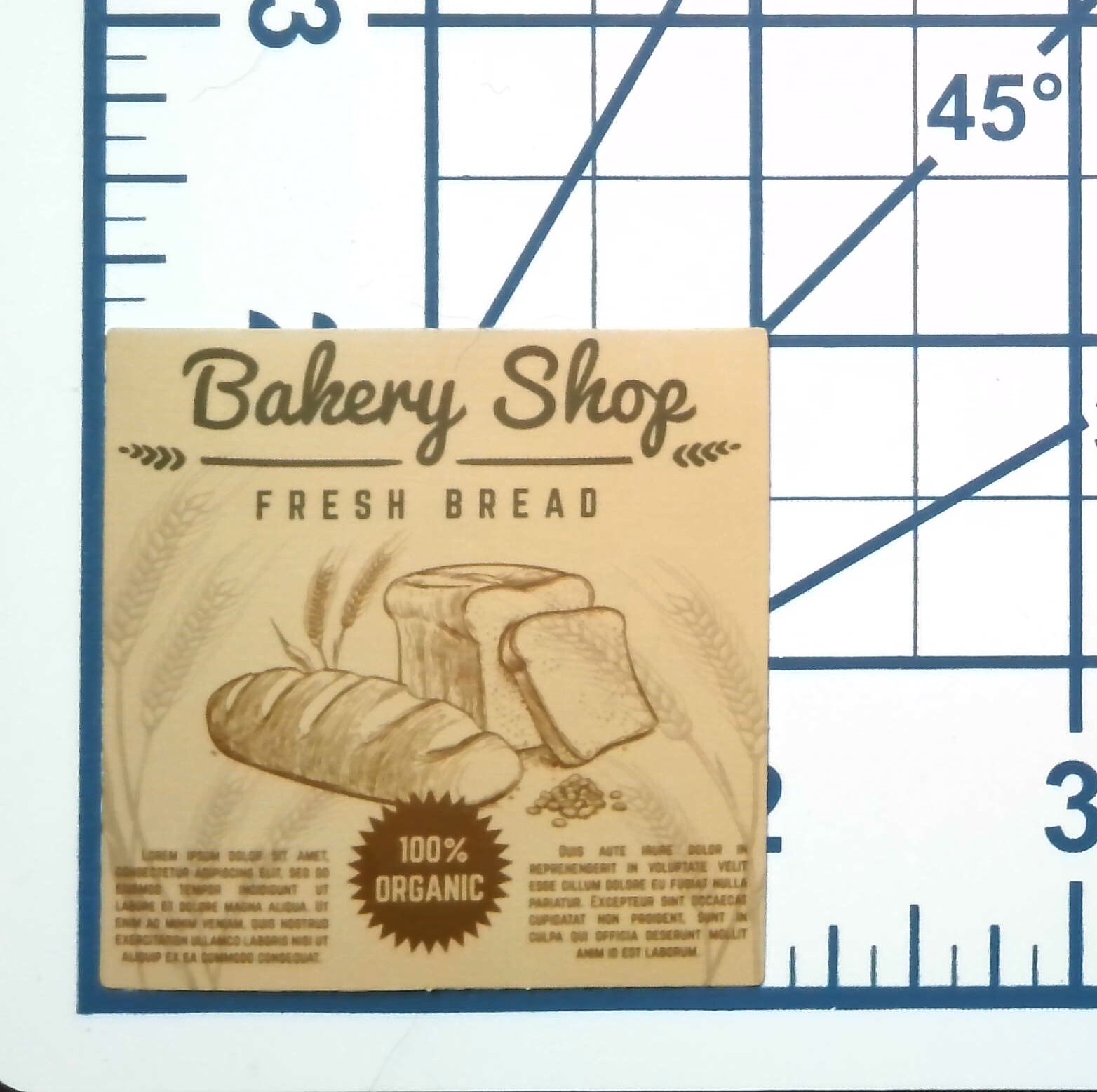Bakery Shop Sticker Die Cut Fresh Bread Decal Organic Journal Scrapbooking