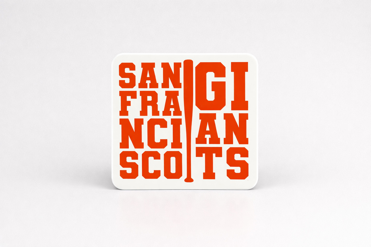 San Francisco Giants Inspired Stickers Baseball SF Logo Decals Black Orange