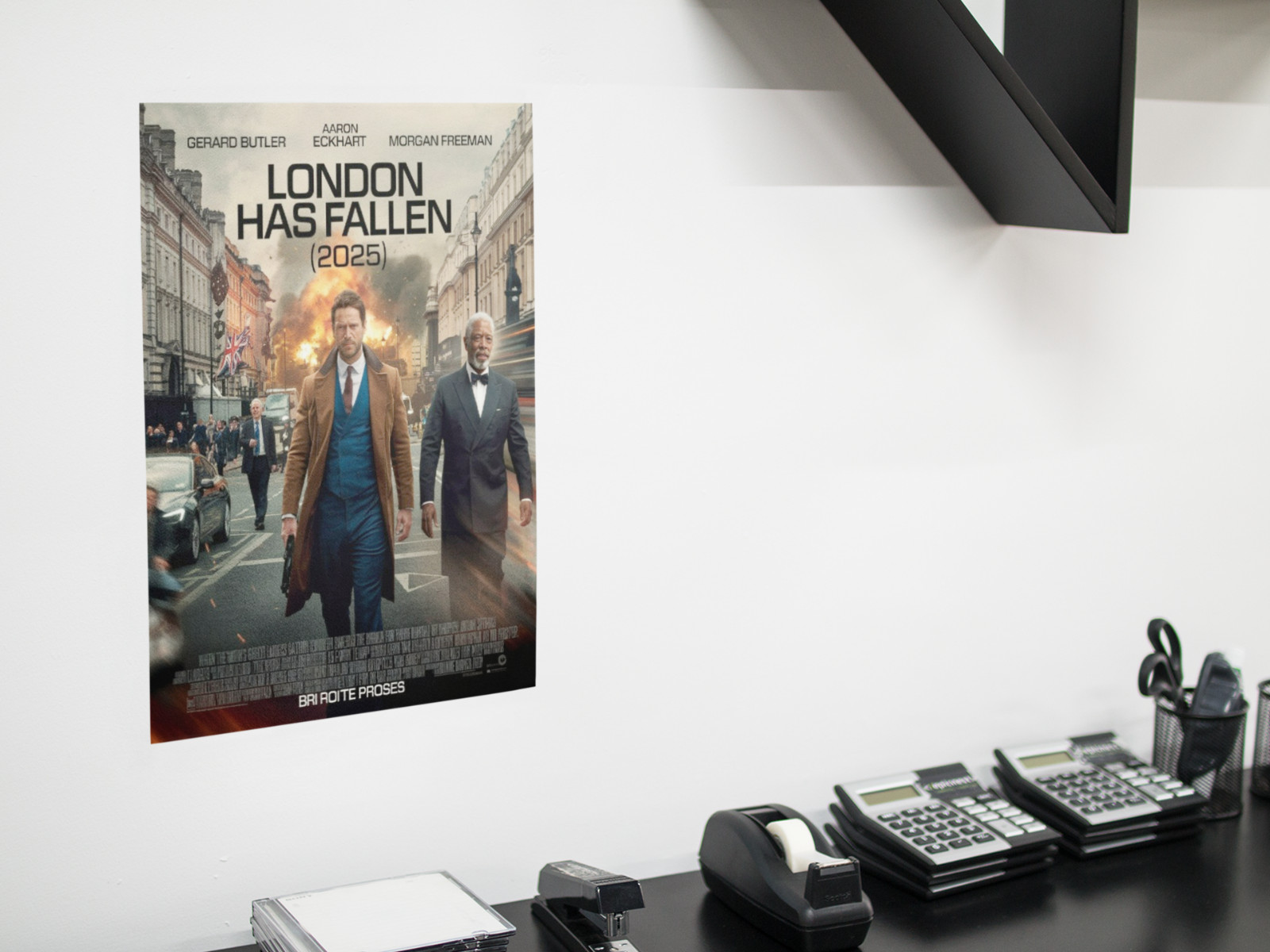 Action Thriller Movie Style Wall Vinyl Decal Poster Graphic Removable Adhesive