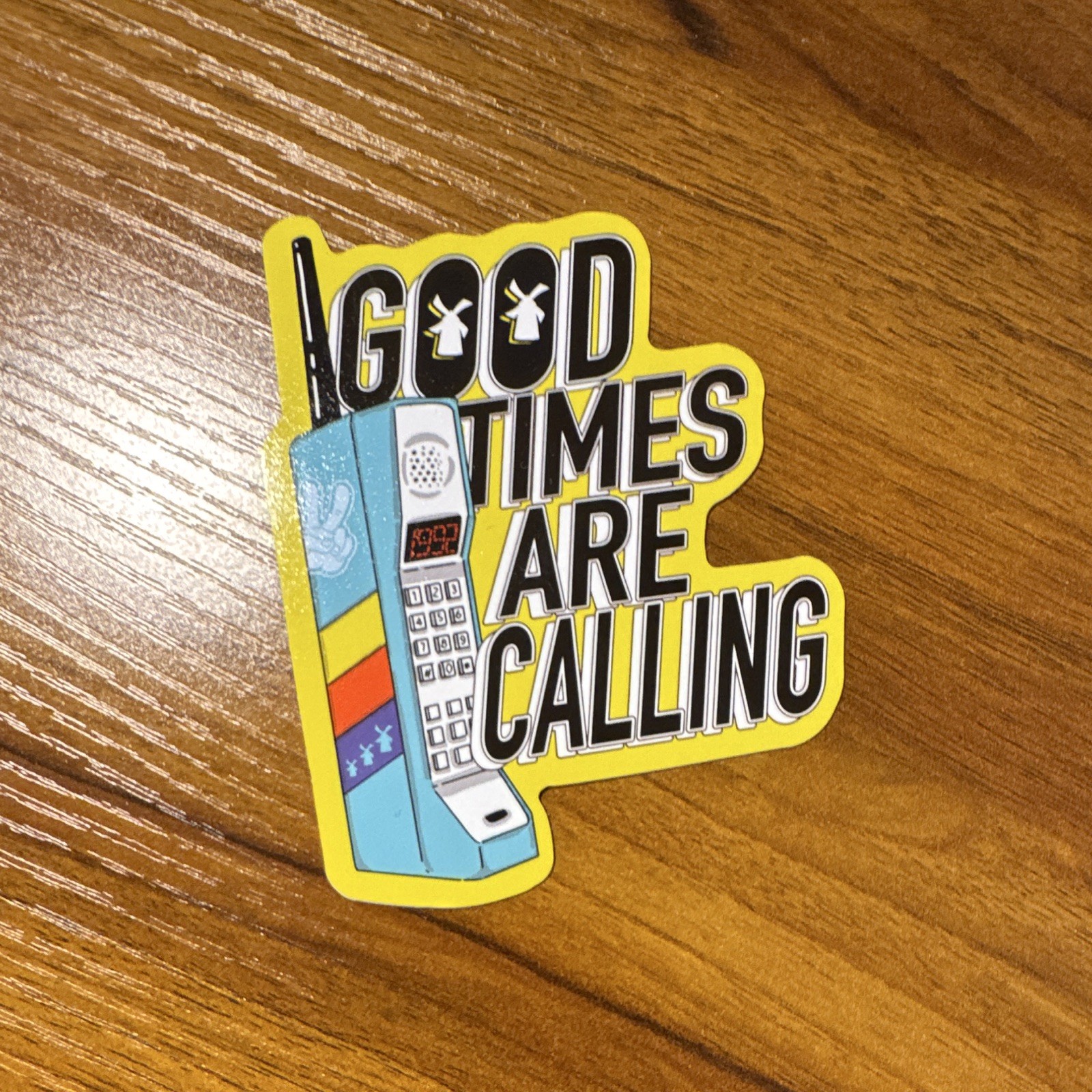 Dutch Bros Good times are calling sticker