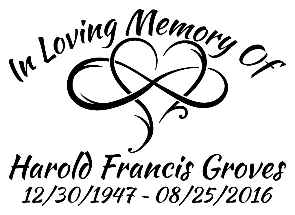 In Loving Memory Decal Infinity Heart Forever Loved Car Window Vinyl Sticker