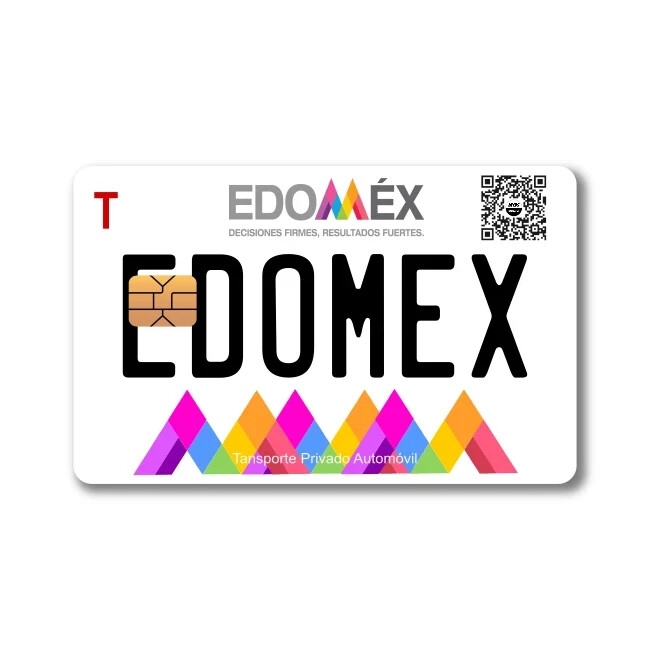 Mexican License Plate Sticker (4-Pack) | CHOOSE STATE | Mexico Placa Card Skin D