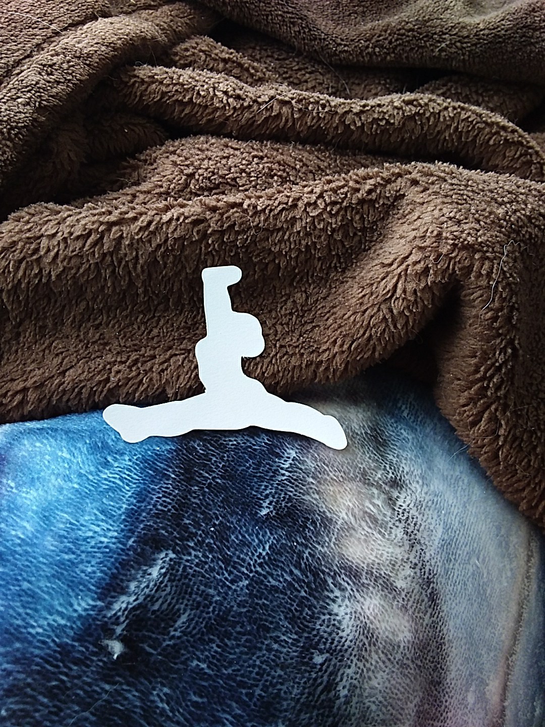 Black Silhouette Jumping Dancer Sticker