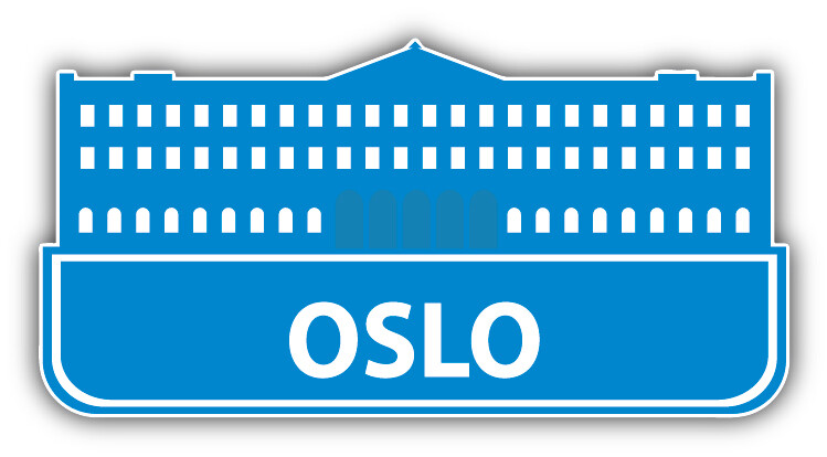 Oslo City View Norway Car Bumper Sticker Decal