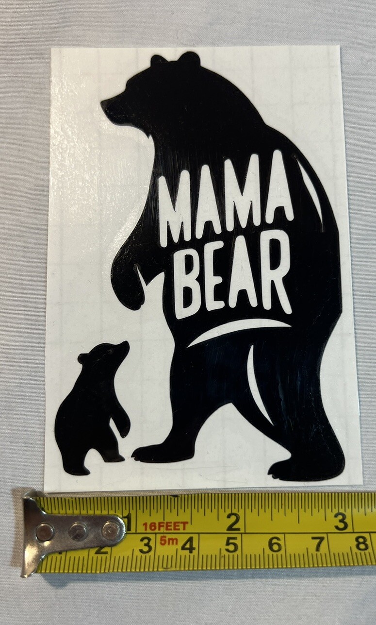 Mama Bear Vinyl Decal- New / Homemade- New — Ready To Stick Up…