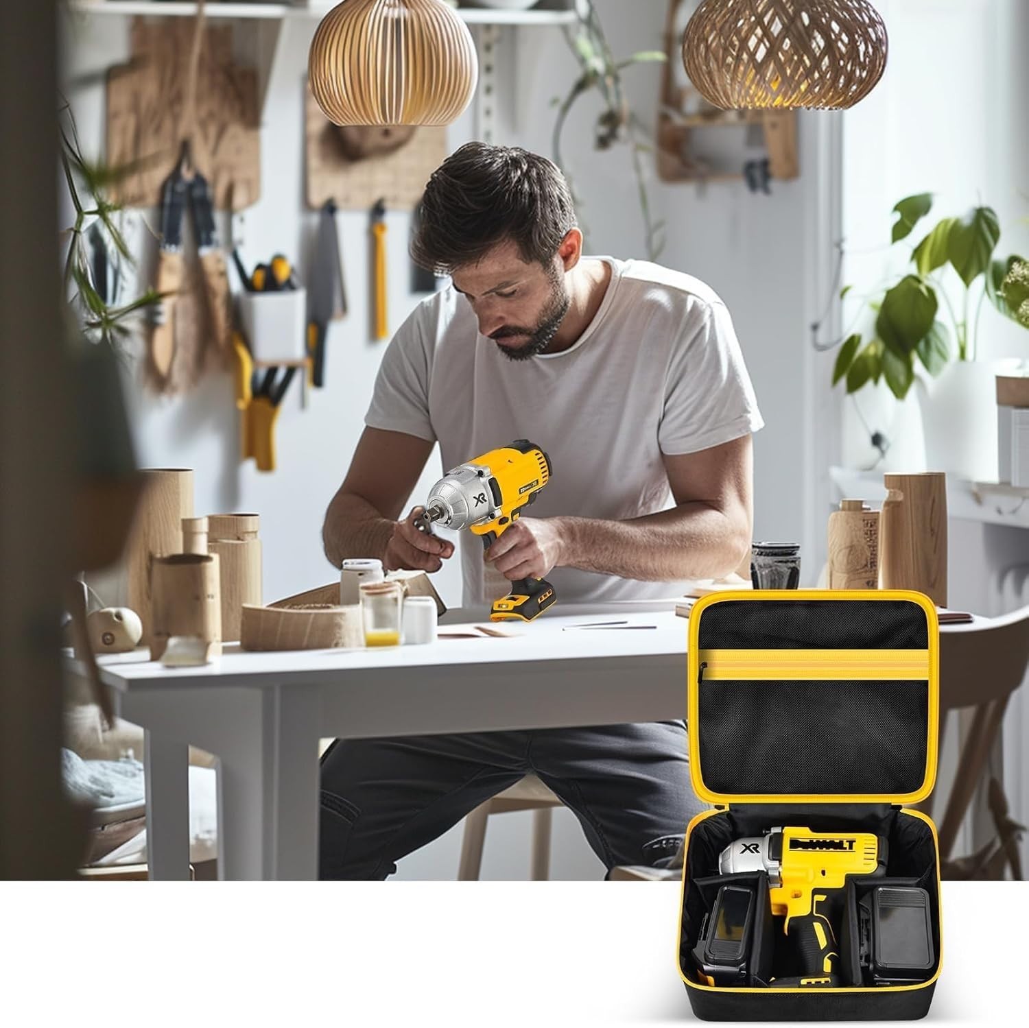 Impact Driver Bag Case Compatible with DEWALT 20V MAX XR DCF900B DCF961B DCF891B