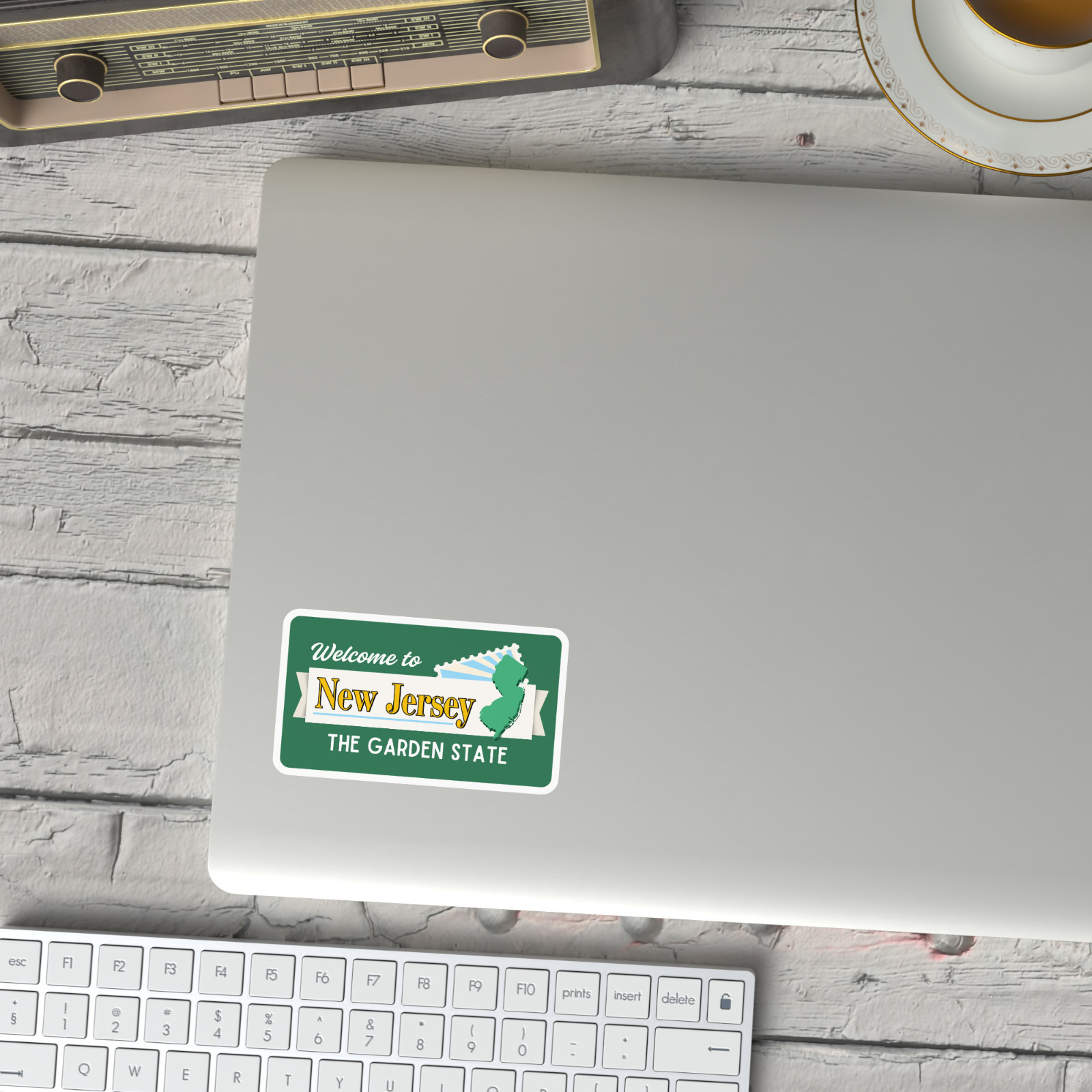 Welcome to New Jersey Sticker The Garden State Vinyl Waterproof Decal