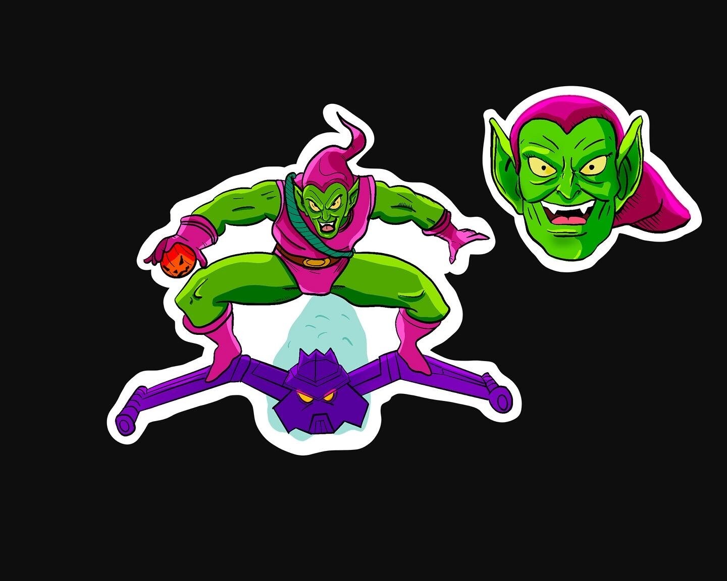 Spider-Man TAS Green Goblin Sticker
