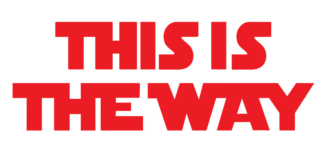 THIS IS THE WAY, STAR WARS, MANDALORIAN, Decal Stickers for Car, Laptop, Tablet