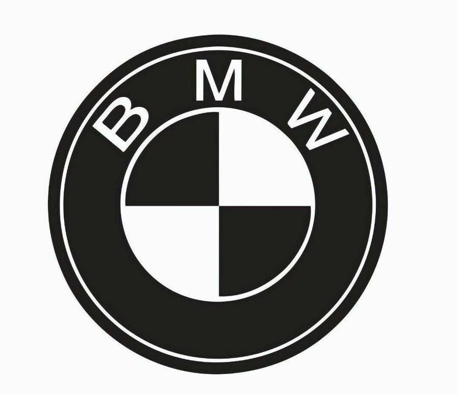 Fits Logo Vinyl Die Cut Car Decal Sticker – FREE SHIP "BLACK"BMW