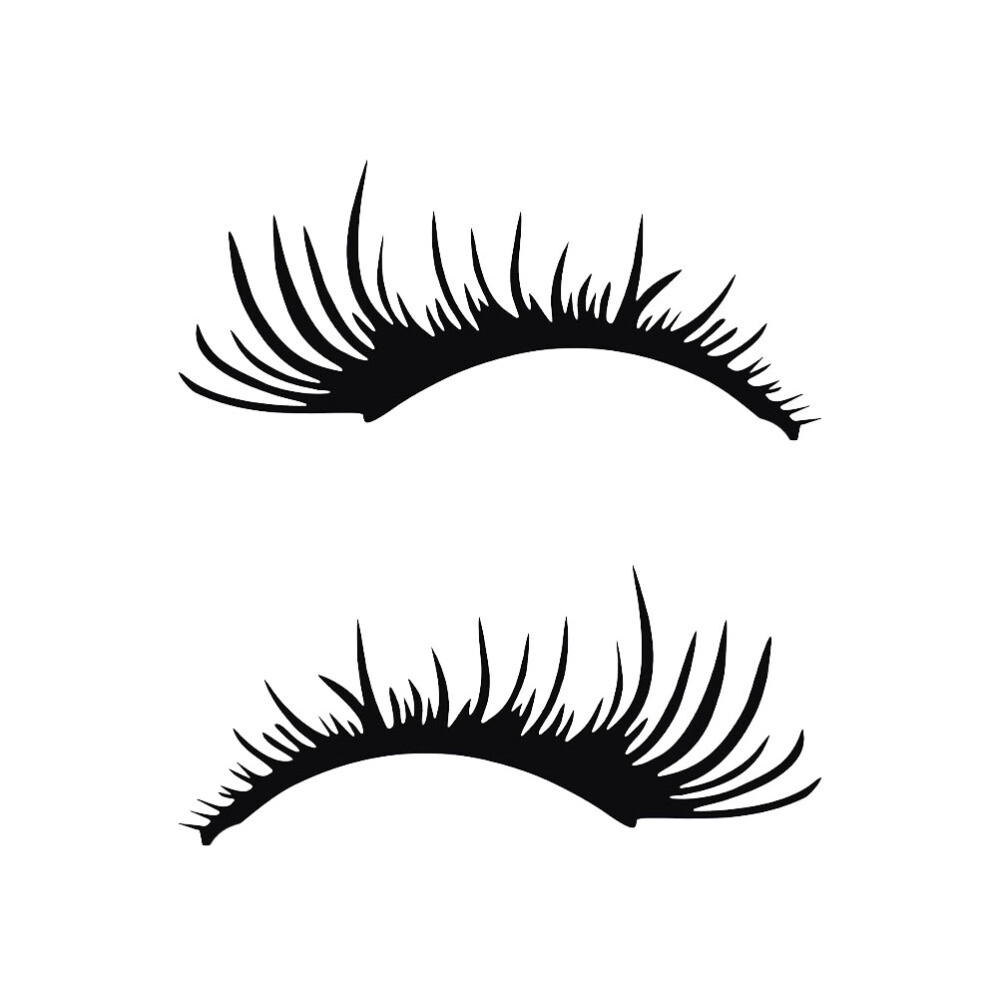 Car Eyelashes for Headlights Universal Bumper Stickers Cars Decor