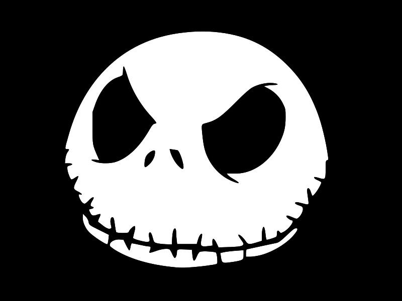 JACK SKELLINGTON Sinister Nightmare Smile Vinyl Decal Car Sticker CHOOSE SIZE