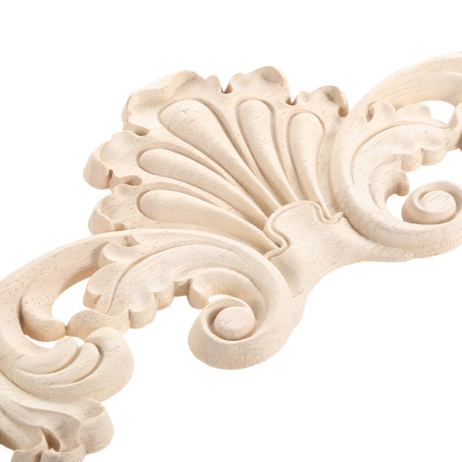 MUXSAM Wood Carved Onlays Appliques, Clear Carving Details Overlay Craft Deca…