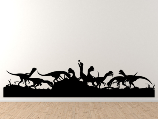 Jurassic History – Dinosaur Feast Hunt Dilaphosaurus Version 1- Vinyl Wall Decal
