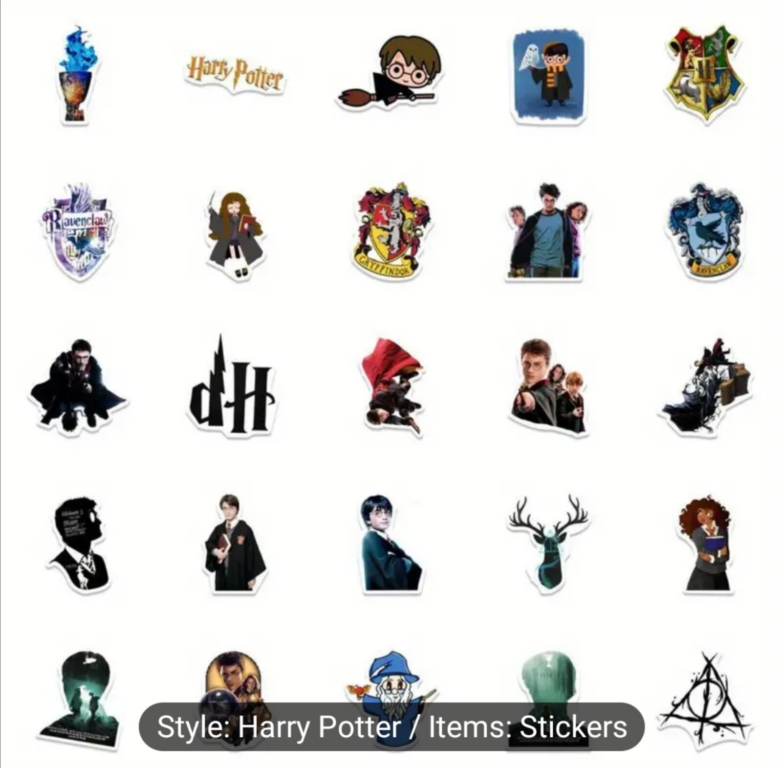 10 PCS Harry Potter Series Theme 3 Stickers BRAND NEW
