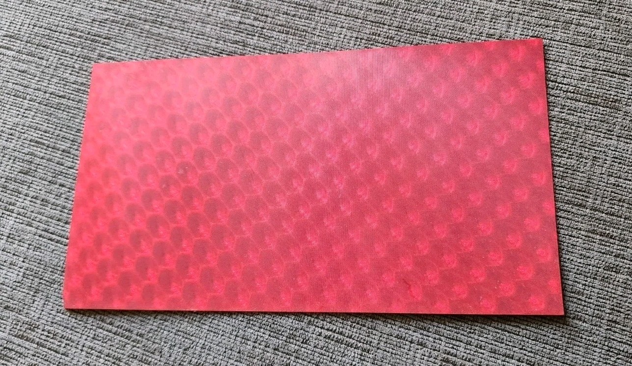 10X Lot of Red Rectangle Shape Vinyl Decals **Non-Sticker** (4" x 7.25")