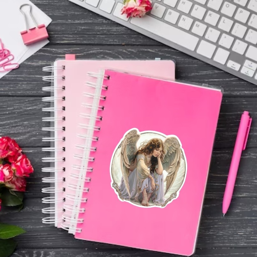 Angel Sticker, Peel N' Stick, Different sizes