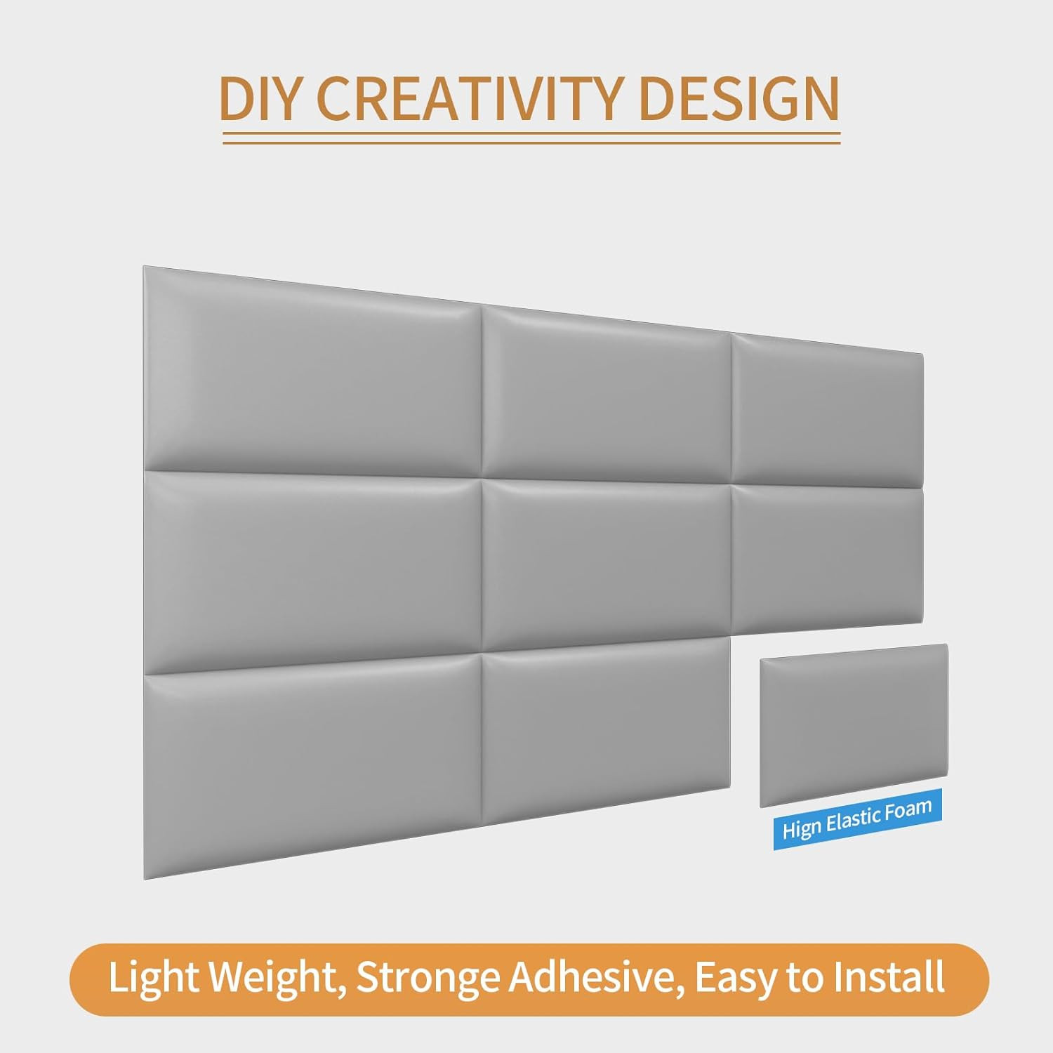 Stylish Self-Adhesive 3D Upholstered Headboard Wall Panels – Set of 4