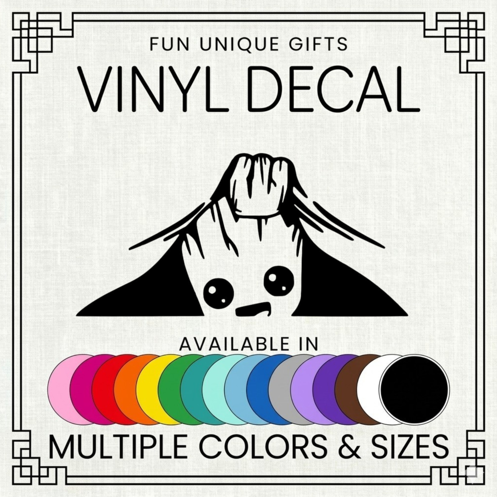Peeking Groot Vinyl Decal Sticker -Multiple Colors & Sizes- SHIPS FREE!