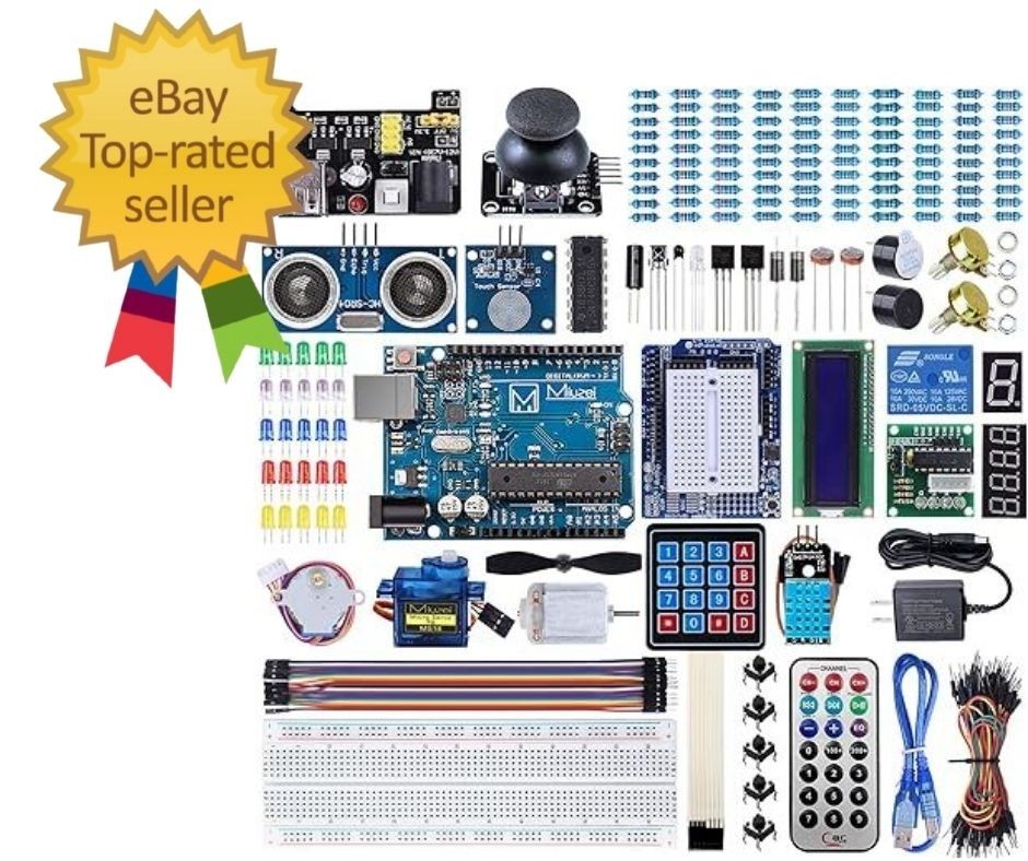 Complete Arduino Starter Kit: Microcontroller, Modules & Tutorials for Beginners