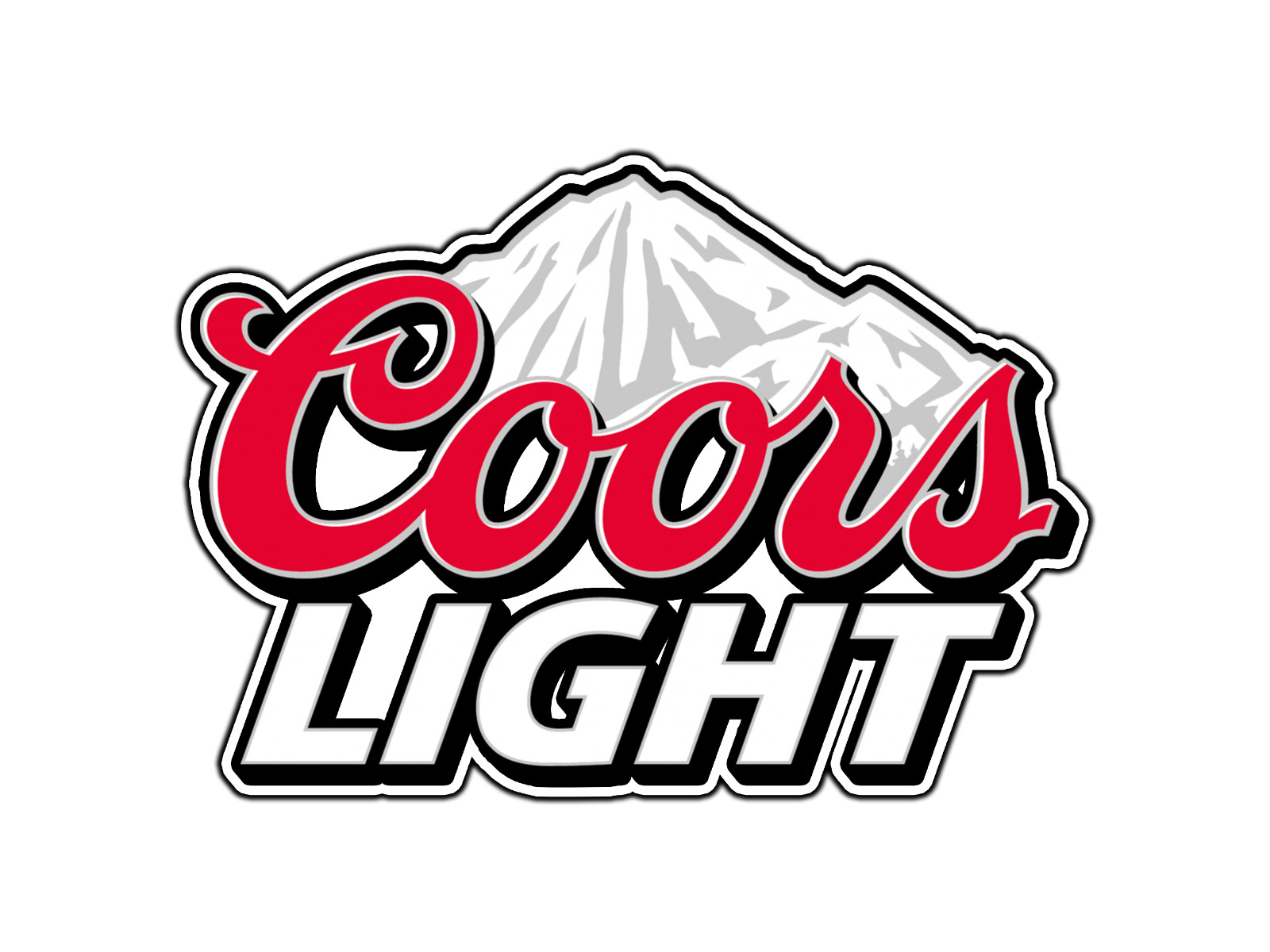 #0702 Coors Light Logo #1 Waterproof Vinyl Sticker Decal Die-Cut