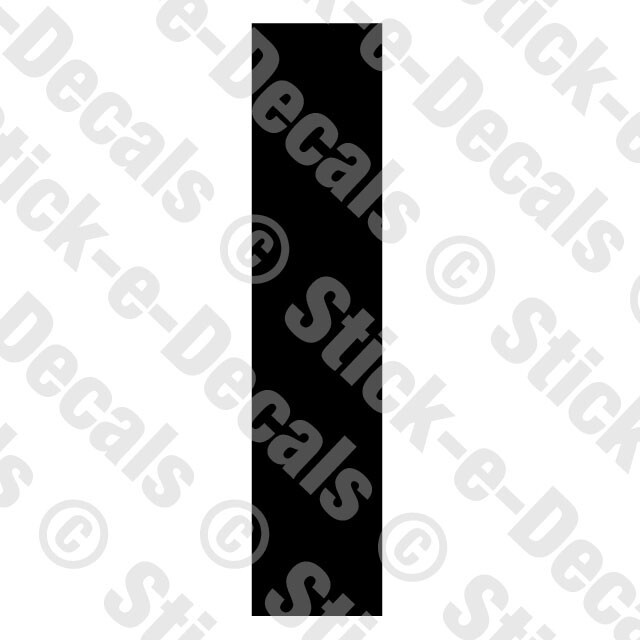 JERSEY LETTER I Vinyl Die Cut Decal Sticker Sport Athlete Alphabet Text – RSD