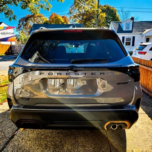 Rear Trunk Letter Emblem Decal Sticker for 2025-2026 Forester (Black) | BLACK