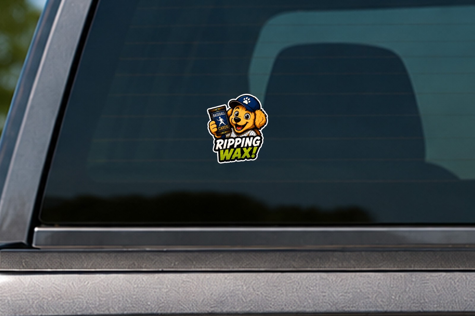 Pack Dog Decal Sticker Trading Card Pack Opening Sticker Car Window Bottle